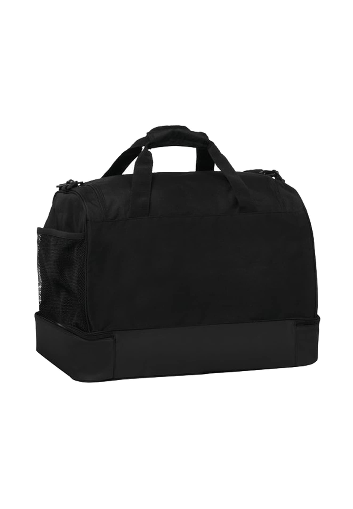 uhlsport ESSENTIAL 75 L Sac de jeux sac de sport Sac de voyage pour femmes et hommes - avec compartiment inférieur - sac pour le sport, les voyages, le fitness, la gym, le handball, le football - noir