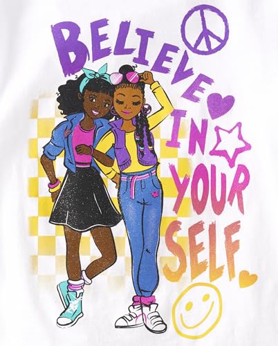 The Children's Place Girls' Short Sleeve Graphic T-Shirt2