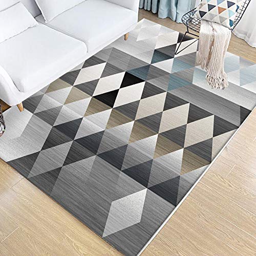 Tapis de salon minimaliste nordique MU lavable antidérapant pour chambre