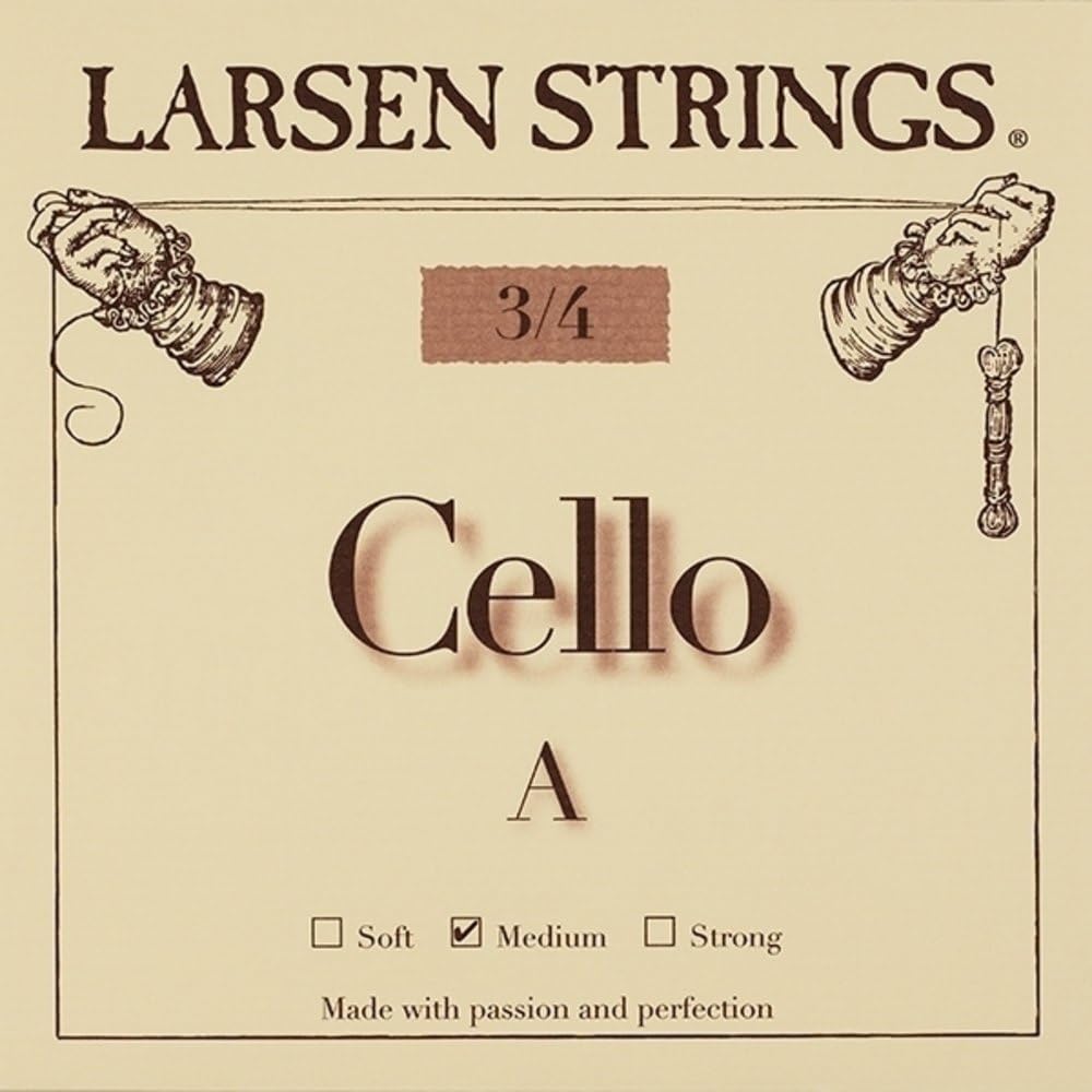 Larsen Original Fractional Cello Strings - Small Sizes A 3/4 Medium