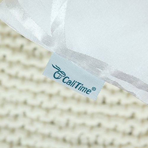 Housse de coussin géométrique blanc 40x40 lot de 2 CaliTime canapé - 8