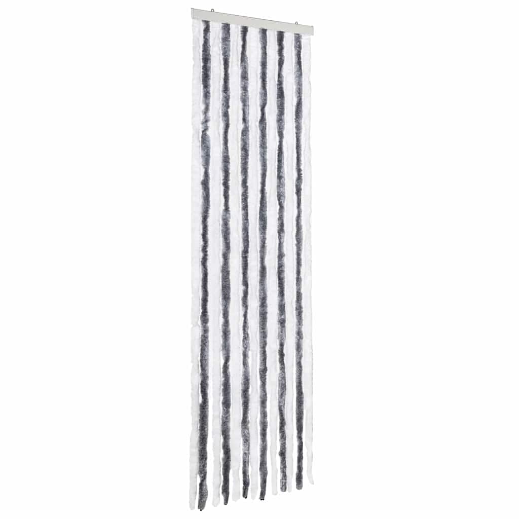 Moskitiera szaro-biała 56 x 200 cm szenila