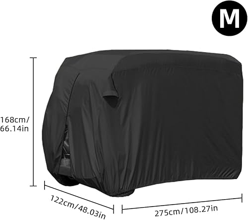 Miniatura 2 de Scott Edward Funda para carrito de golf 400D, impermeable, resistente al viento, resistente al sol, para todo tipo de clima, de poliéster, para
