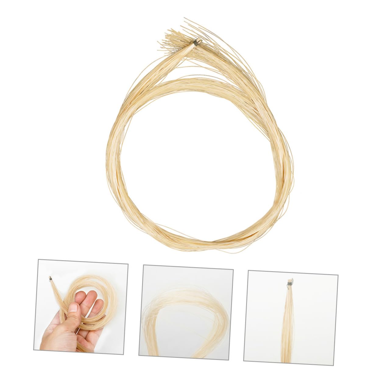 Abaodam Horse Bow Hair Replacement for Violin Premium Natural Horsetail Hair for Instruments Elevate Sound with Craftsmanship Violin Bow