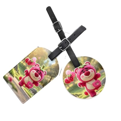 ロッツォ・ハグベア 荷物タグ ネームタグ ラゲージタグ ラゲッジタグ 荷物ラベル バッグタグ スーツケースタグ ネームラベル スーツケース バッグ用 名刺ホルダー 出張用タグ ラベルカード 旅行用品 出張,2