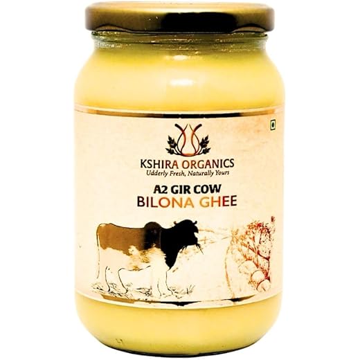 Kshira Organics Premium A2 Gir Cow Cultured Desi Ghee Vedic