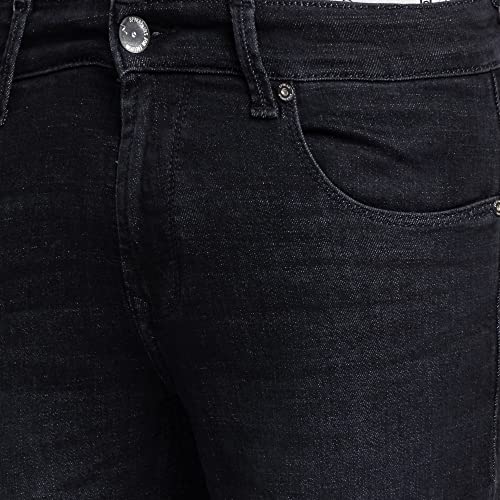 Image of Spykar Men's Skinny Fit Low-Rise Casual Jeans