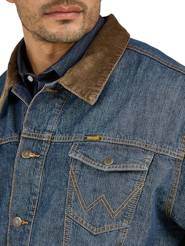 Wrangler | Blanket Lined Corduroy Collar Denim Jacket4
