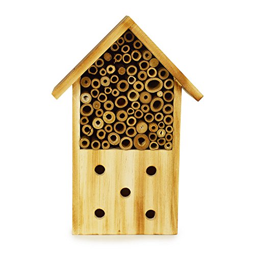 bambeco Log Cabin Bee House - 7 W x 4 D x 10 H