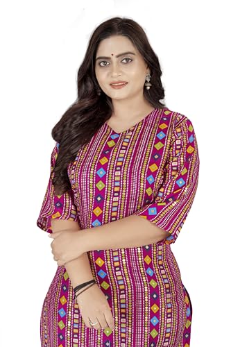 Image of Raghav Silk Cotton Blend Straight Kurti for Women