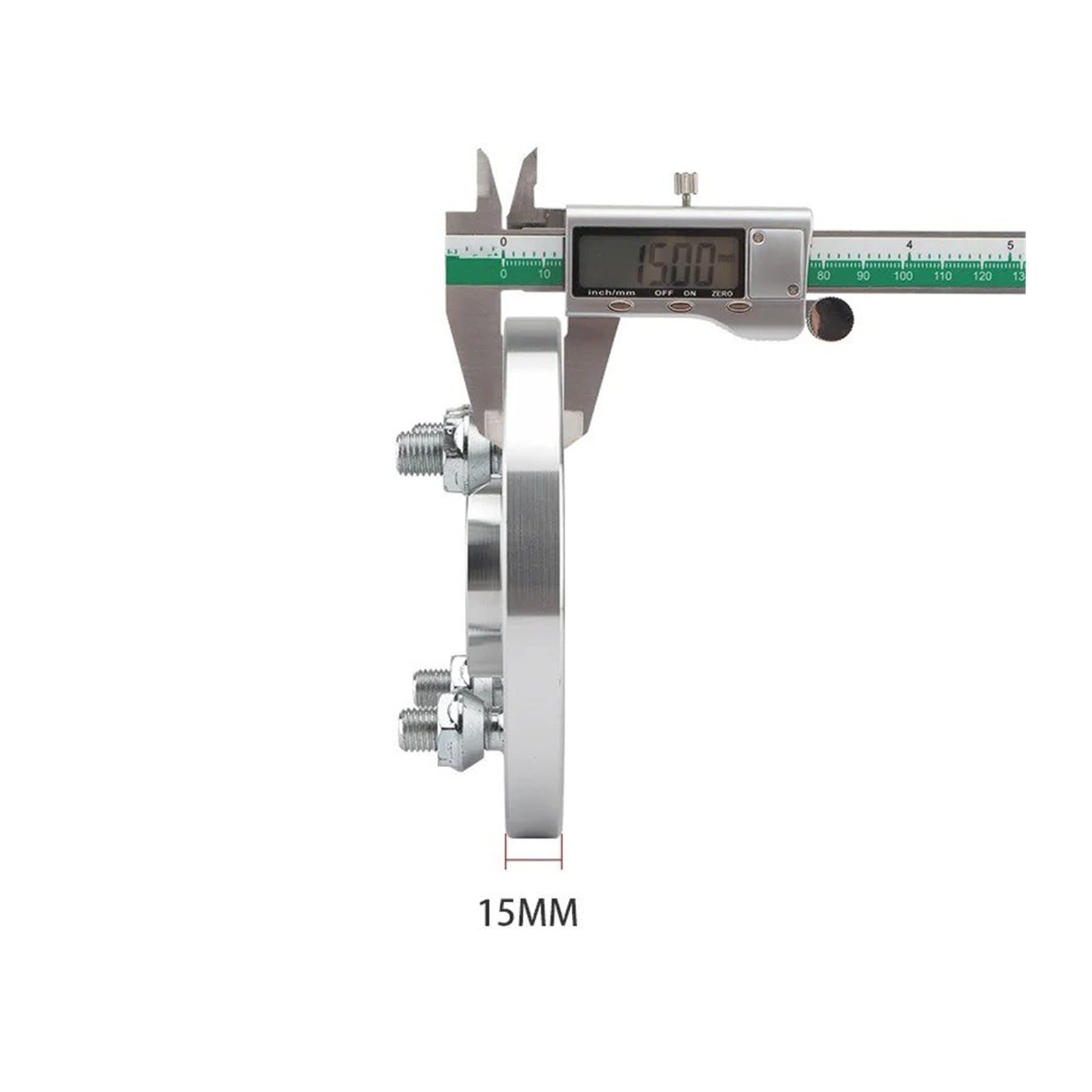 Dystanse kół Pasuje do 5 końcówek Universal Car Series 2 sztuki 25/30/35/40mm PCD 5x120,65 CB 70,3 mm Adapter dystansowy kół(2PCS 30mm Silver)