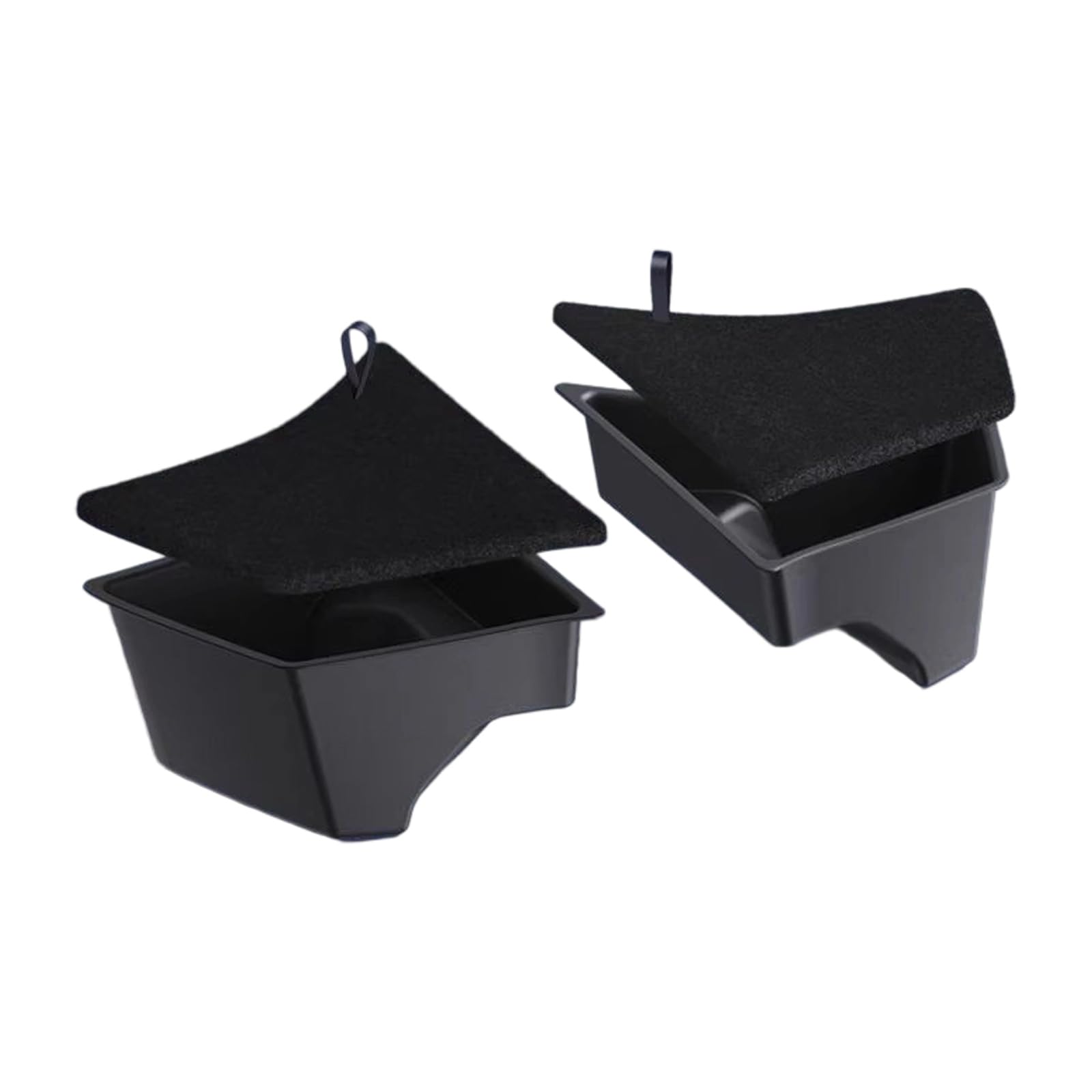 Organisateurs latéraux de coffre pour voiture boîte de rangement arrière avec couverture