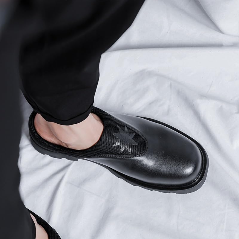 Men's Dressy Suit Tuxedo Metal Shoelaces Weeding Prom Derby Shoes Men Breathable Business Slip-On Oxford Shoes4