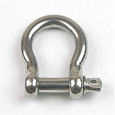 10pc Set 3/16" - Stainless Steel Type 316 Commercial Bow Shackle Cover