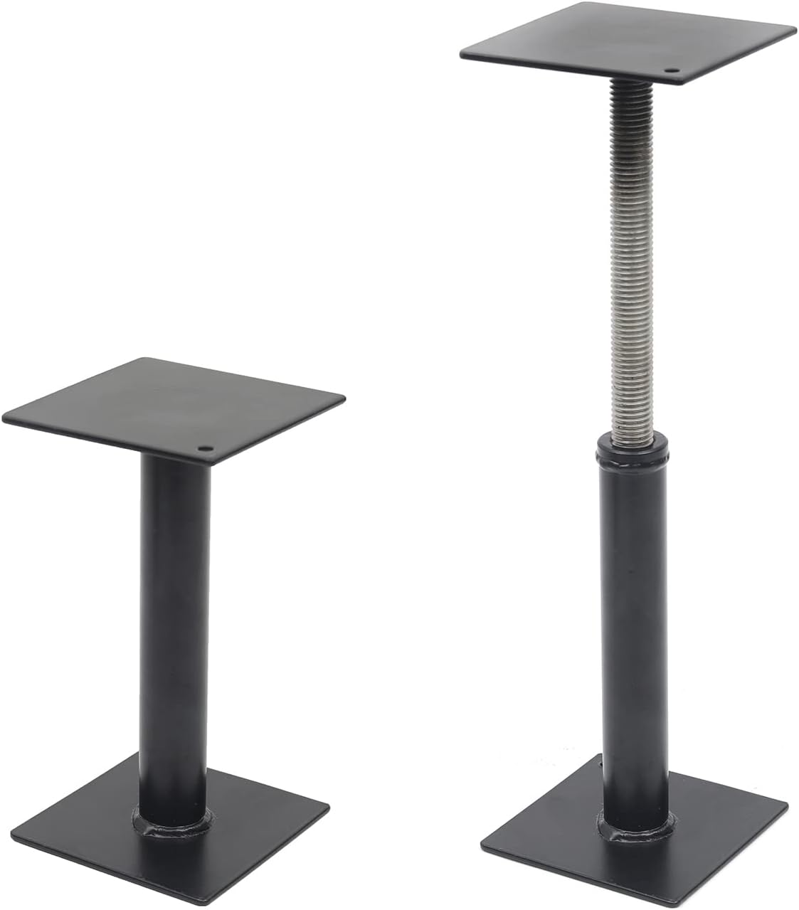 (2Pack) RV Step Brace Stabilizer (Black) Adjustable Length from 7 5/