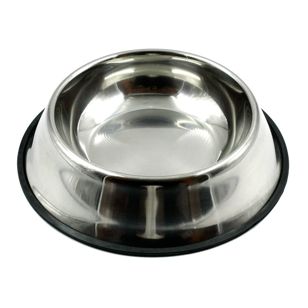 2PC Comedero o Bebedero para Perros Cuencos de Metal de Acero Inoxidable para Perros Pequeño y Grande Color Aleatorio (SOY3193, Aleatorio)