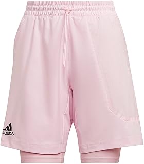 adidas - Pantalón corto para hombre US Series 2N1, color rosa AH 2022