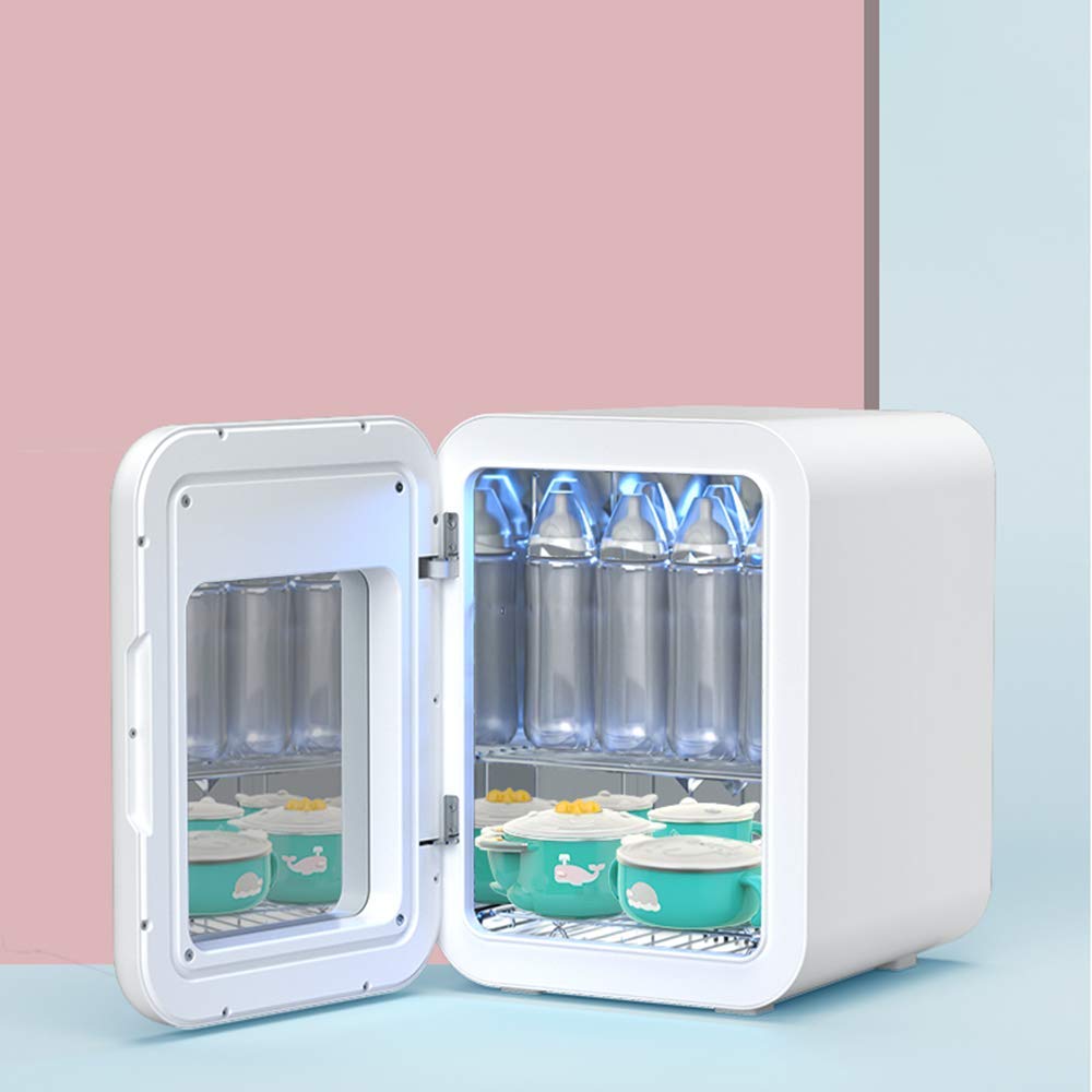 Esterilizador eléctrico UV para biberones de Leche, Utensilios de Cocina de Secado a Temperatura Constante, con Panel táctil y función de Apagado automático, Filtro Incorporado.