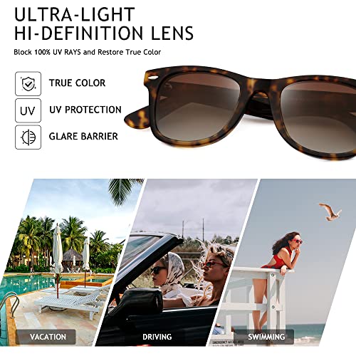 Sunglasses For Women Men Acetate Square Frame Polarized Lens For Summer Vacation4