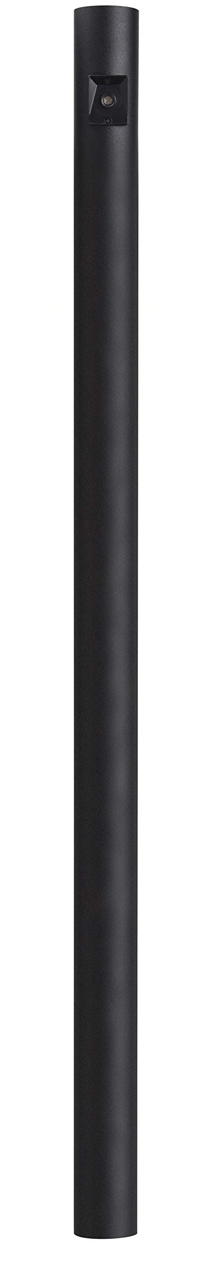 Solus SP7-320NCA-BK 7' Outdoor Direct Burial Lamp Post with Dusk to Dawn Photo Sensor, Fits 3" Post Top Fixtures, Includes Inlet Hole, Easy to Install, Corrosion & Weather Resistant, Black