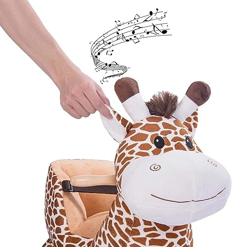 Giraffa a Dondolo Cavalcabile con seduta e cintura...