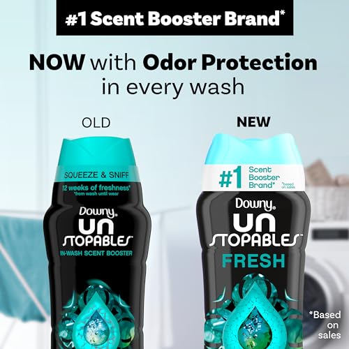 Image of Downy Unstopables In-Wash Laundry Scent Booster Beads, Fresh, 13.4 oz