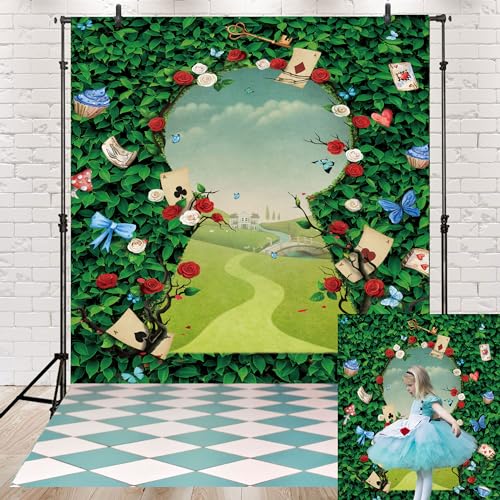 Toile de fond Wonderland pour cacher un mur et réussir ses photos de fête