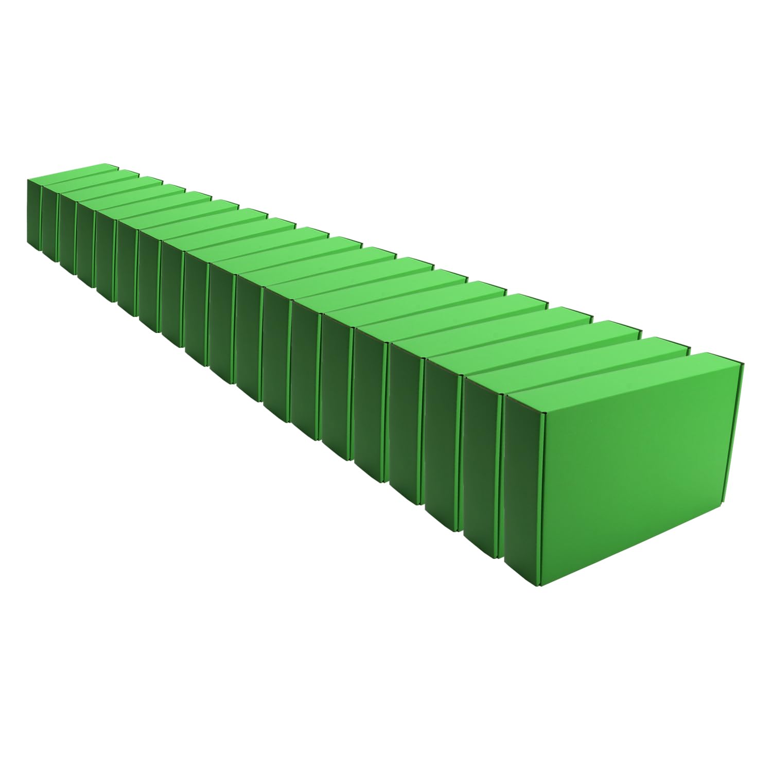 Green Shipping Packaging L10xW8xH2.8 inch MEIANJU Hard Corrugated Cardboard Shipping Boxs Gift Wrap Box for Bridesmaid Proposal,Invitations, Wedding,Christmas,Anniversary