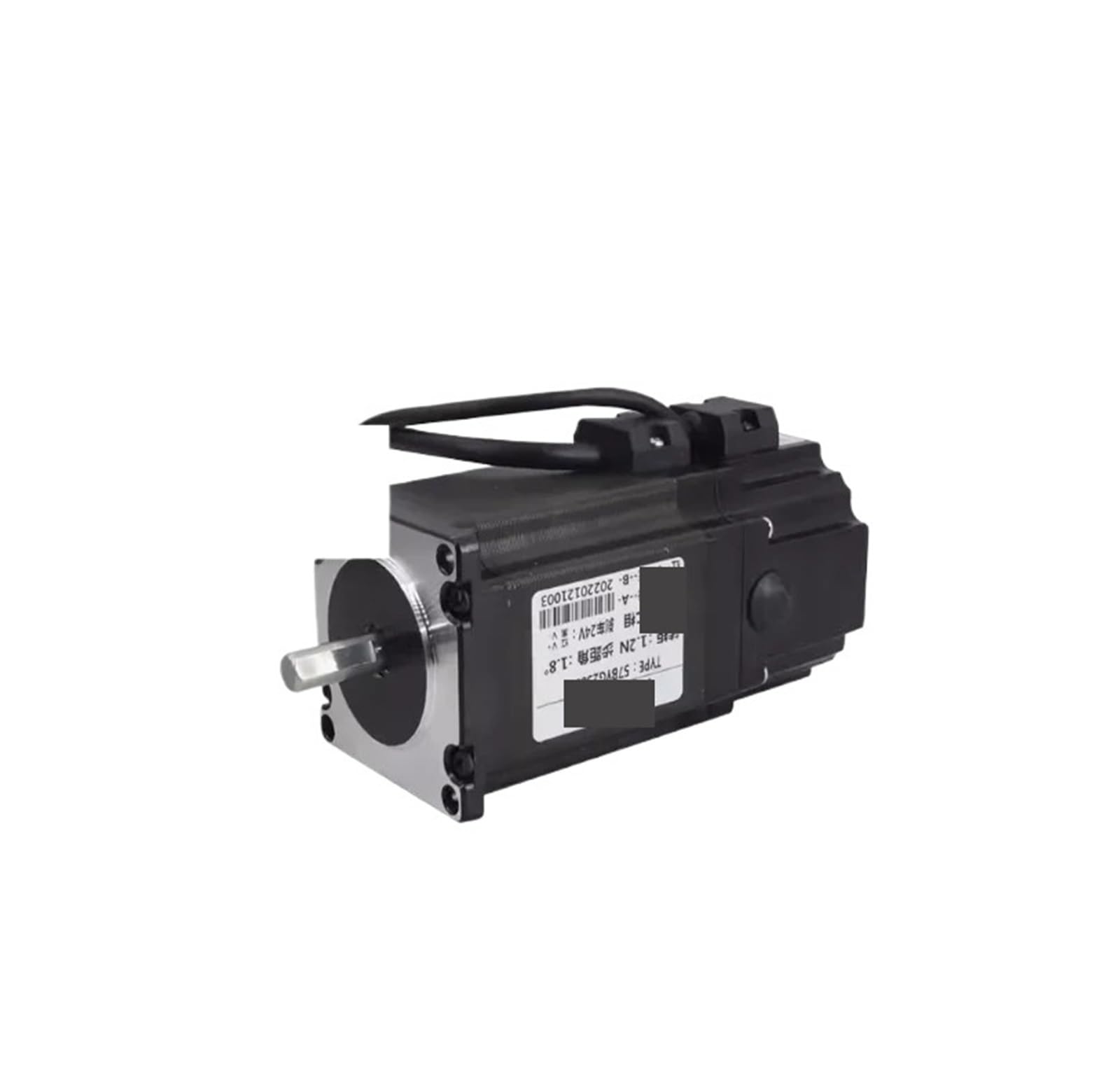 Moteur pas à pas Nema 23 57BYG250B à sortie unique 8mm 1,2Nm avec frein et câble de 80cm
