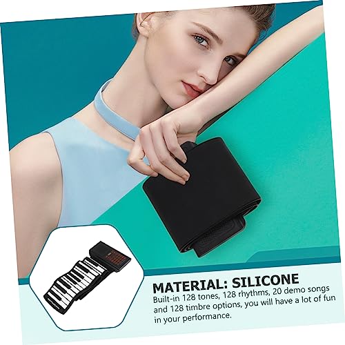 JOINPAYA 88 Rouleau De Piano Clavier Pliant Clavier Pour Enfants Clavier Électronique Clavier Pour Les Enfants Piano Électronique Roulé à La Main Plier Le Piano Black Gel De Silice - Les Beatles, Paul McCartney, John Lennon, RIngo Starr, George Harrison JOINPAYA 88 Rouleau De Piano Clavier Pliant Clavier Pour Enfants Clavier Électronique Clavier Pour Les Enfants Piano Électronique Roulé à La Main Plier Le Piano Black Gel De Silice – Image 6