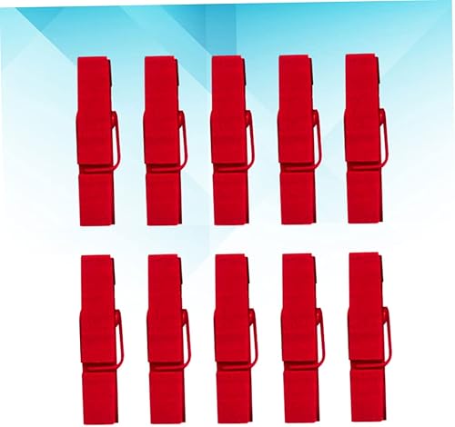 Miniatura 4 de Alipis 100 piezas de decoración de madera mini pinzas de papel pinzas de plástico pinzas de madera para manualidades clips de tela para fotos, clips