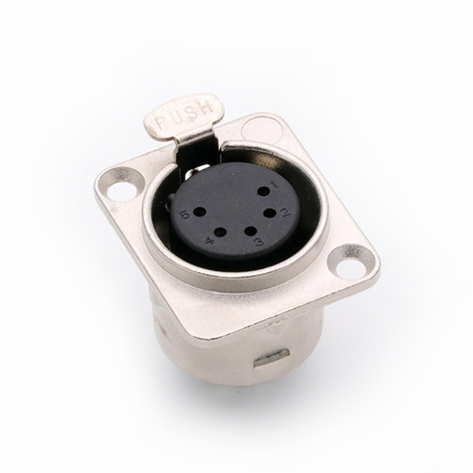 10 sztuk/partia 5-pinowy XLR do montażu panelowego XLR wtyczka męska/żeńskie gniazdo jack mikrofon zacisk kabla mikrofonowego XLR złącze przewodu podwozia (C1036x5 C1037x5)