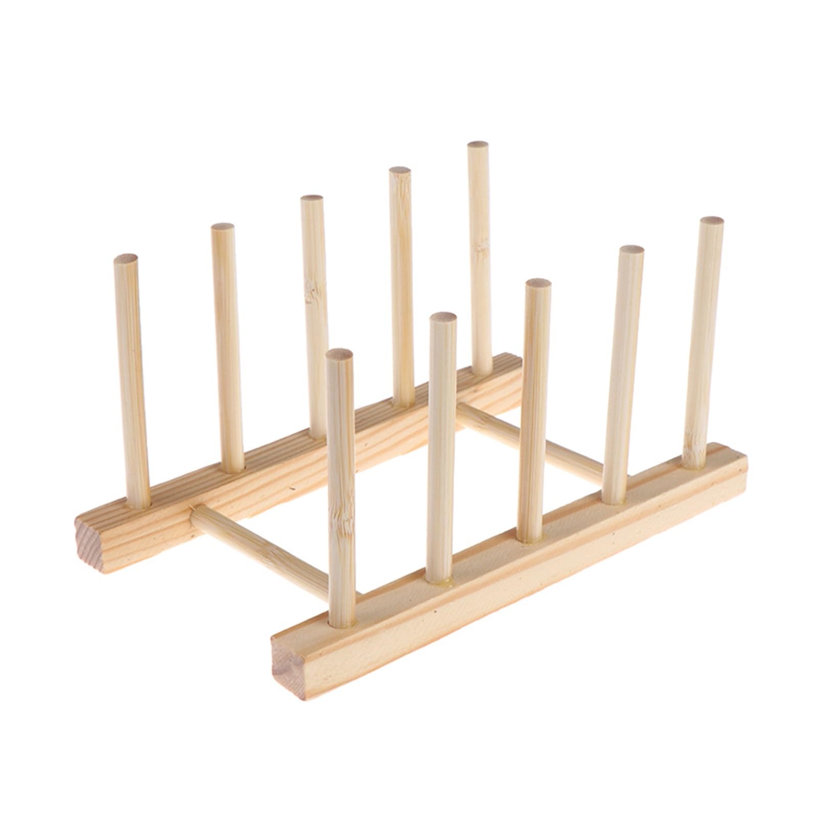 YUPLIODSX Wooden Dish Rack Wooden Dish Drainer Rack