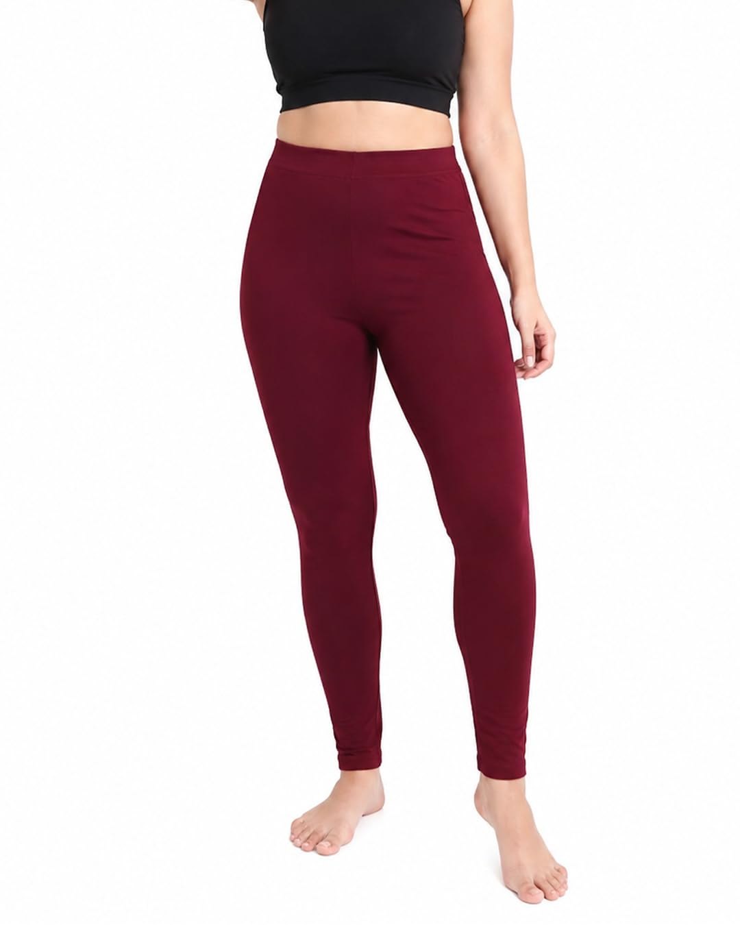 livlife Premium Cotton Ankle Length Leggings for Women & Girls | Soft & Comfortable Fabric | Durable for Travel, Gym, Yoga and Workout-picture-44