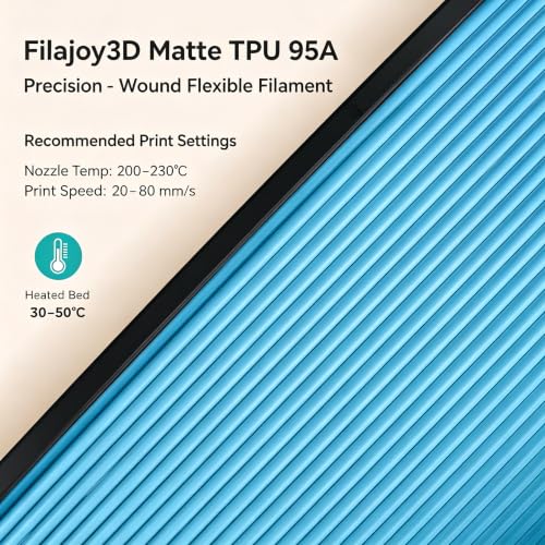 Image of 95A Matte TPU Filament Bundle 1.75mm 6 Pack 250g