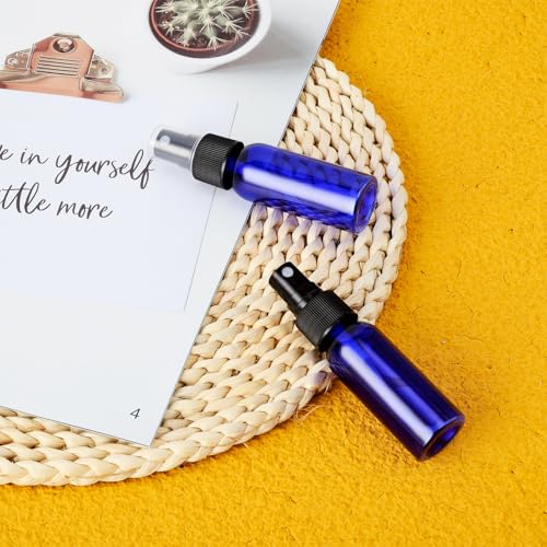 Lil Ray 1 Oz/30ML Small Plastic Spray Bottle(12 PCS), Empty Fine Mist Mini Travel Size Sprayer, Portable Refillable Liquid Containers for Perfume, Cologne, Water(Black)4