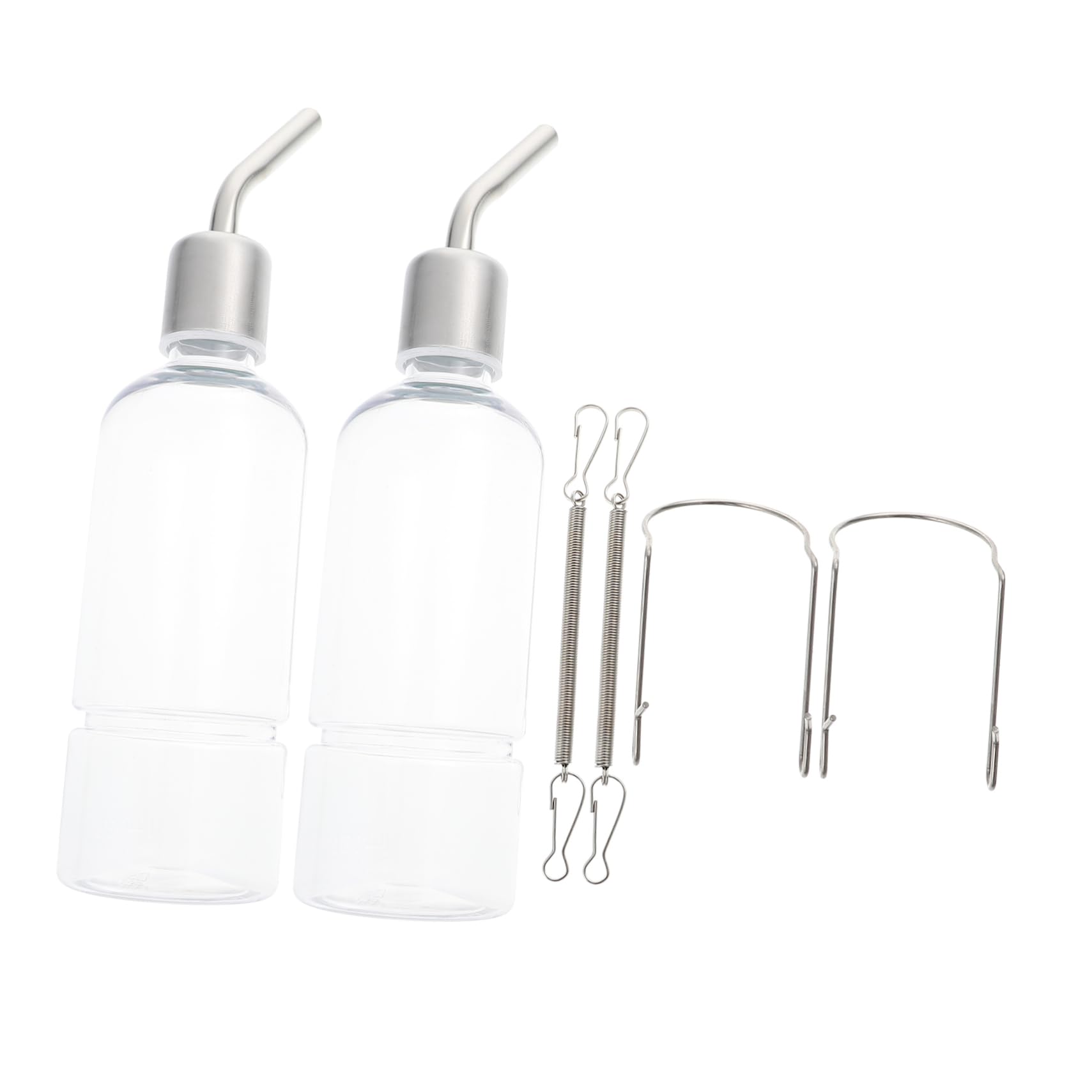 SUPVOX Guinea Pig Food Dispenser Pet Drinking Bottle Plastic Stainless Steel Constructi