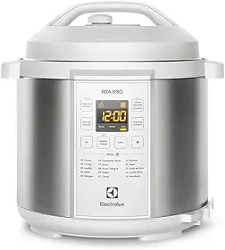 Panela de Pressão Elétrica Electrolux 6L Branca Experience por Rita Lobo (PCC21)