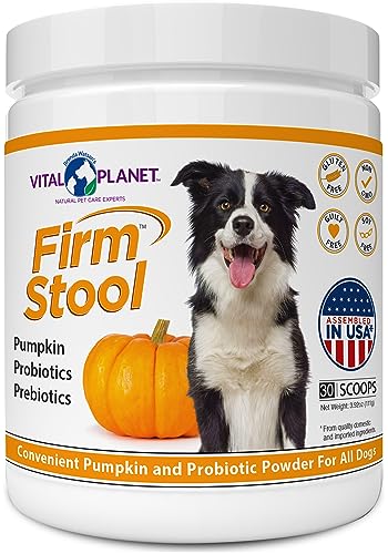 Vital Planet - Firm Stool - Eliminates Dog Diarrhea and Gas