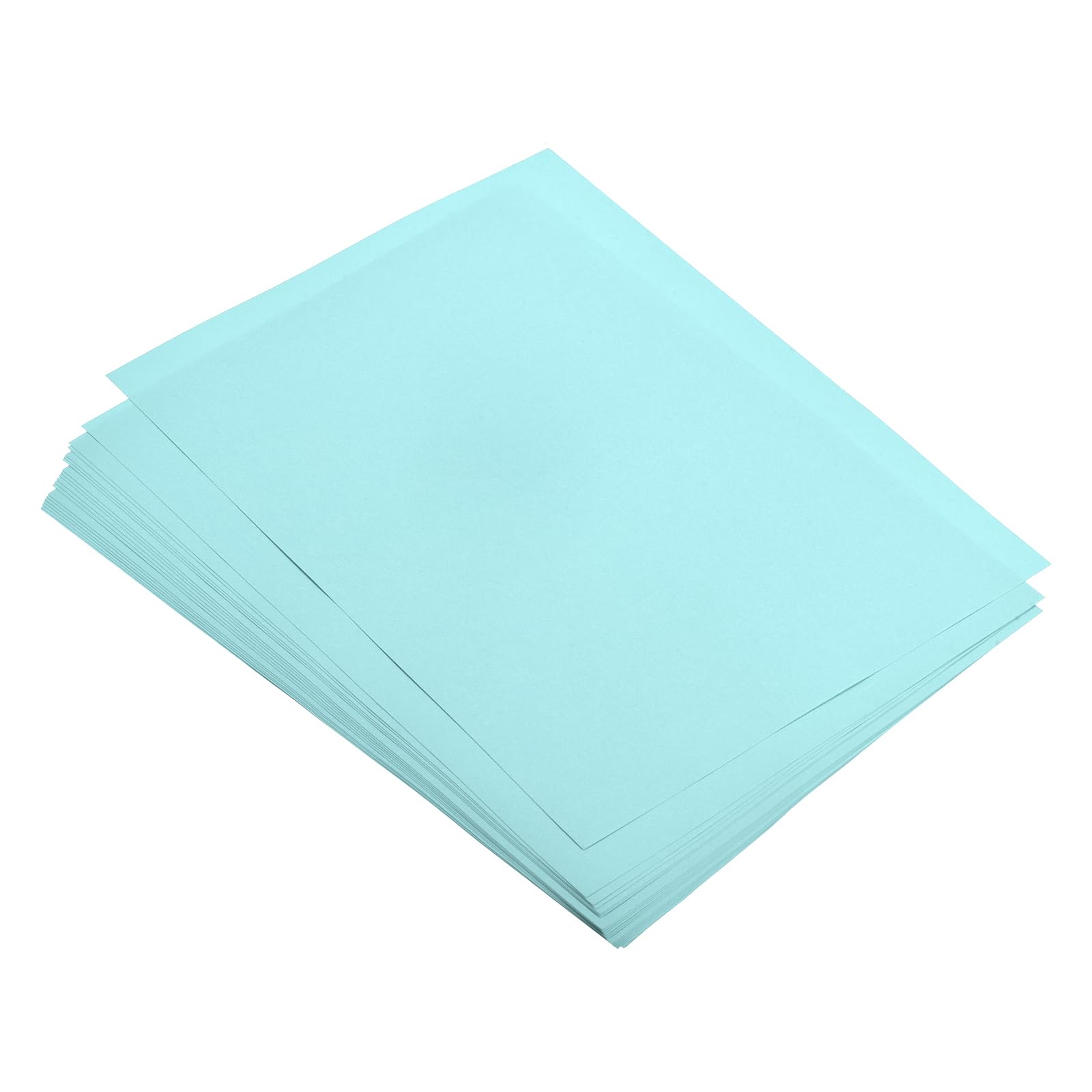 sourcing map 100 Sheets Colored Copy Paper 8.3 Inch Printer Paper 80gsm Light Blue for Office Printing, Document Copying, Invitations, Forms, Art Projects โ image 1