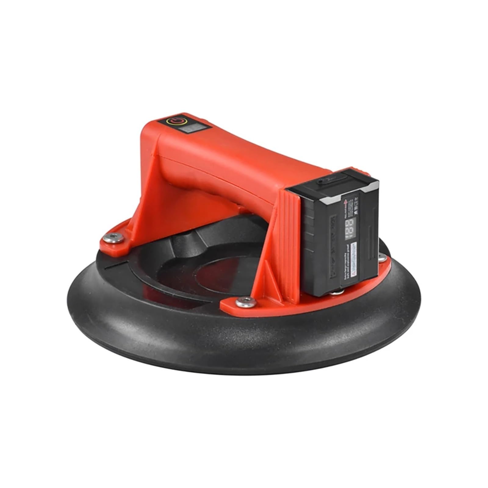 Zxzzas 8Inch Red Type C Vacuum Suction Cup, 8 Inch Electric Vacuum Suction Cup Lifter 200Kg Load Capacity Heavy-Duty Lifting Tool For Curved Glass Ceramic Tile Suckers(8Inch Red Type C)