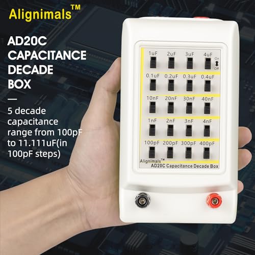 ad20c v12 capacitance decade box 5 decades of capacitance ranges 100pf to 11111uf in 100pf steps