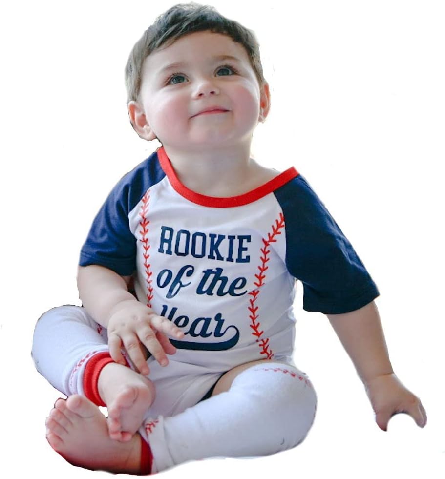 Rookie Of The Year 1st Birthday Shirt Bodysuit Outfit Onesie Bodysuit_1
