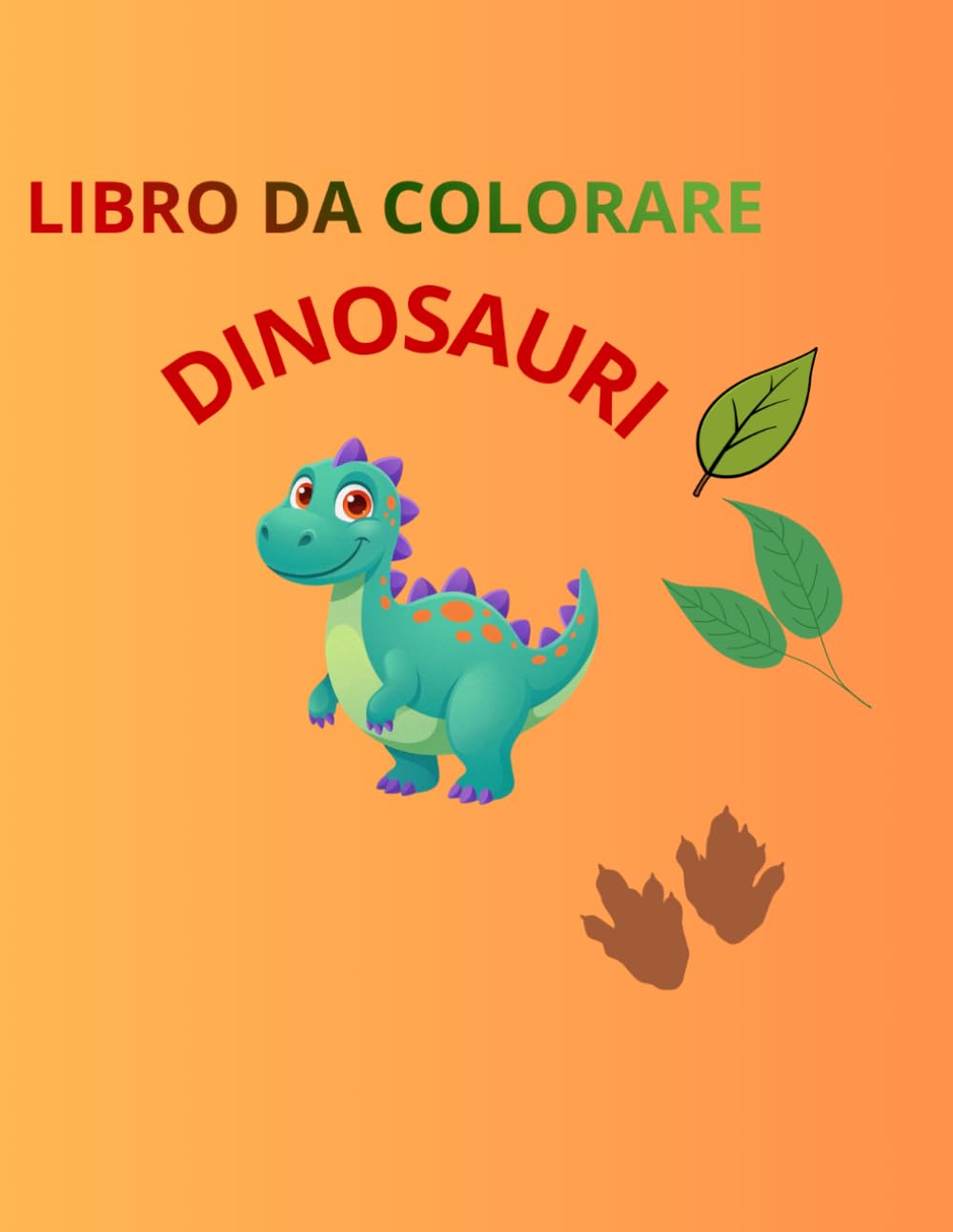 LIBRO DA COLORARE DEI DINOSAURI