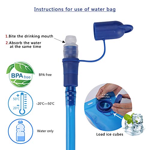 BBAIYULE® Running Vest Backpack phone holder,Hydration Backpack Pack 5L for Women and Men Marathon Trail Race Jogging Cycling Hiking with Hydration Pack - Image 8