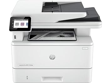HP Monochrome, Colour Wireless Laser Printers jet Pro Mfp 4104Dw, 42 Ppm A4 Mfp With Wifi, White