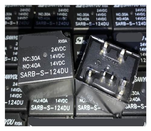 Relé de 7 pines SARB-S-124DU de 40A y 24V para automoción