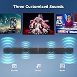 MZEIBO Sound Bar for Smart TV, 80W Bluetooth Soundbar 2 in 1 Detachable Design, Deep Bass, Home Theater Surround Sound, ARC/Optical/AUX Connections for TV/PC/Gaming/Projectors - Image 3
