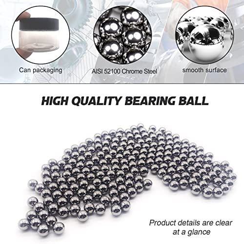 Image of 1 /4 inch (6.35mm) Ball Bearing Solid Steel Bearing Balls Precision Balls - 2000 Pieces