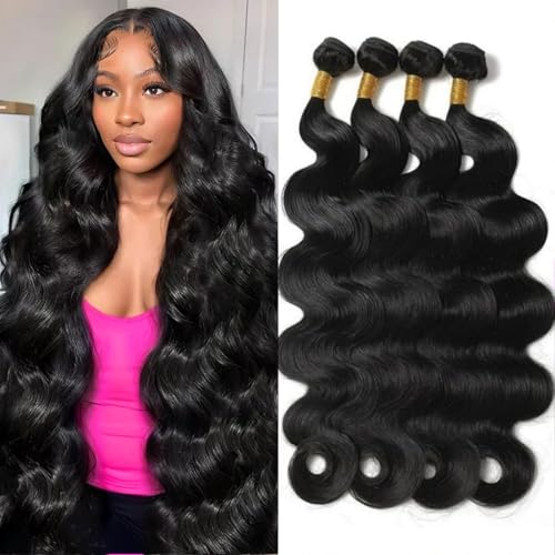 12A Human Hair Bundles 16 18 20 22 Inch 4 Body...